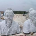 成都 白麻花岗岩石材人物立体雕刻