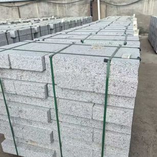 成都 白麻花岗岩路沿石，弧形路沿石，道牙石，马路牙子，界石，路缘石，平沿石，直岩石，平缘石等