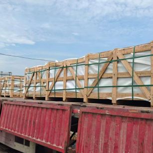 成都 芝麻白花岗岩地铺石出口专车-泰国游