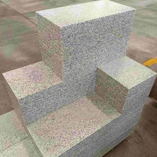 成都 白麻花岗岩荔枝面地铺石