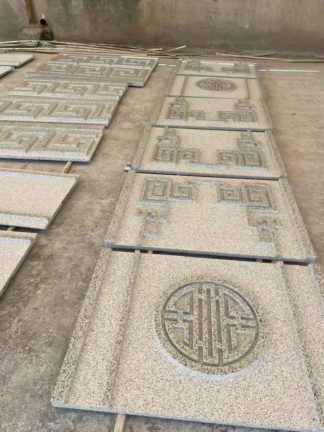 成都 白麻花岗岩外墙立面雕刻板