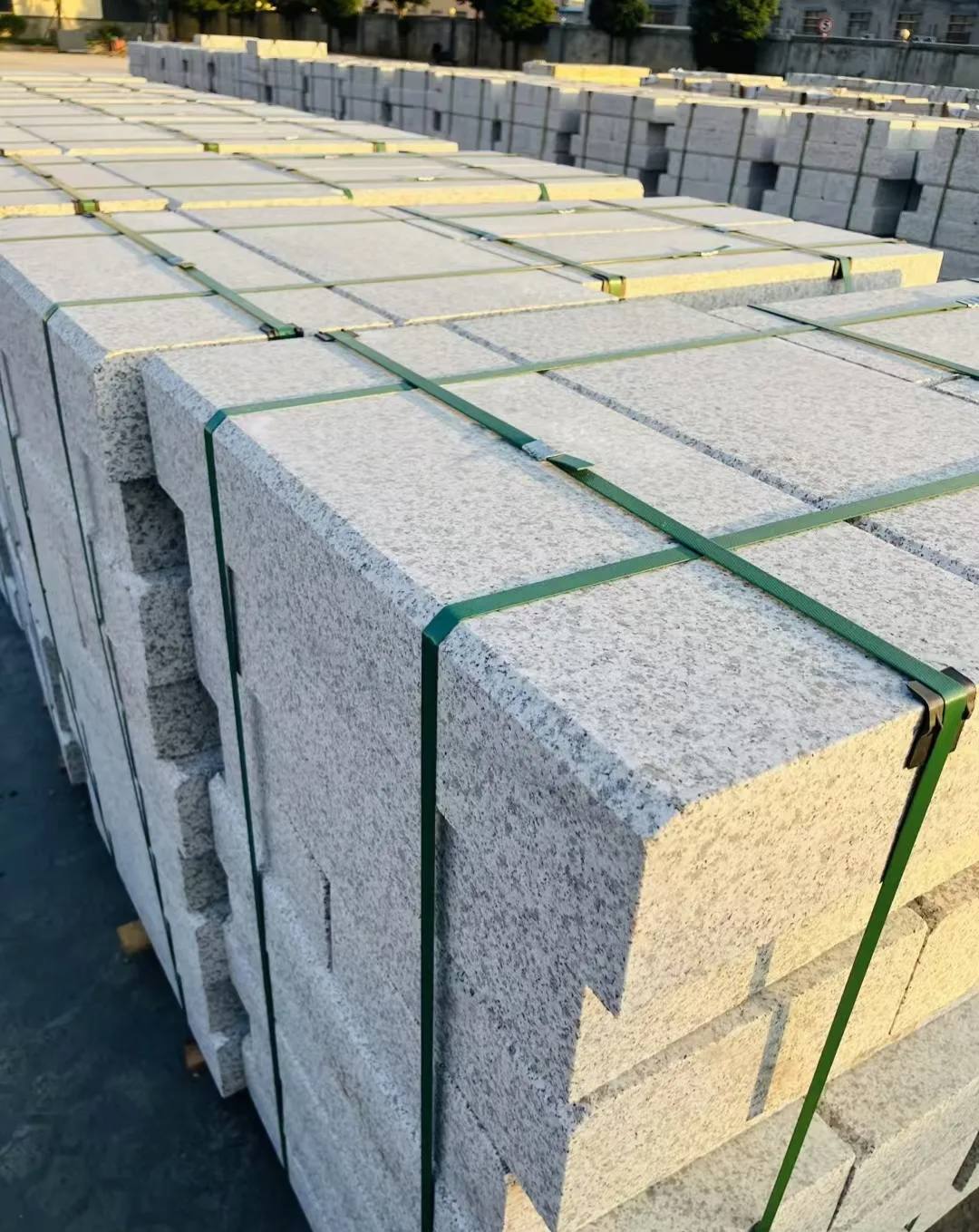 成都 白麻花岗岩路沿石，马路牙子，路缘石，平石，立缘石等