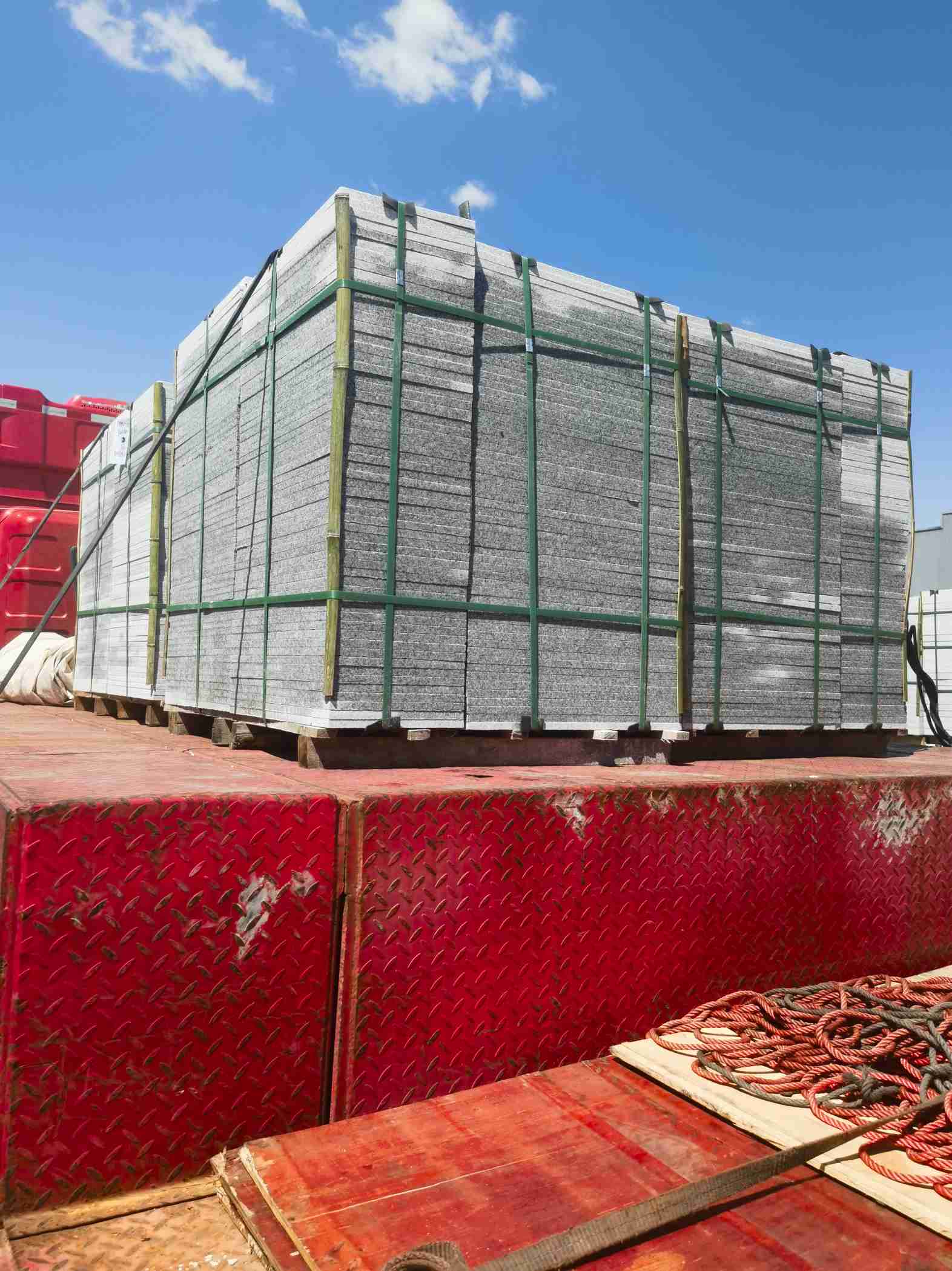 成都 芝麻白火烧规格板地铺石300*600/600*600