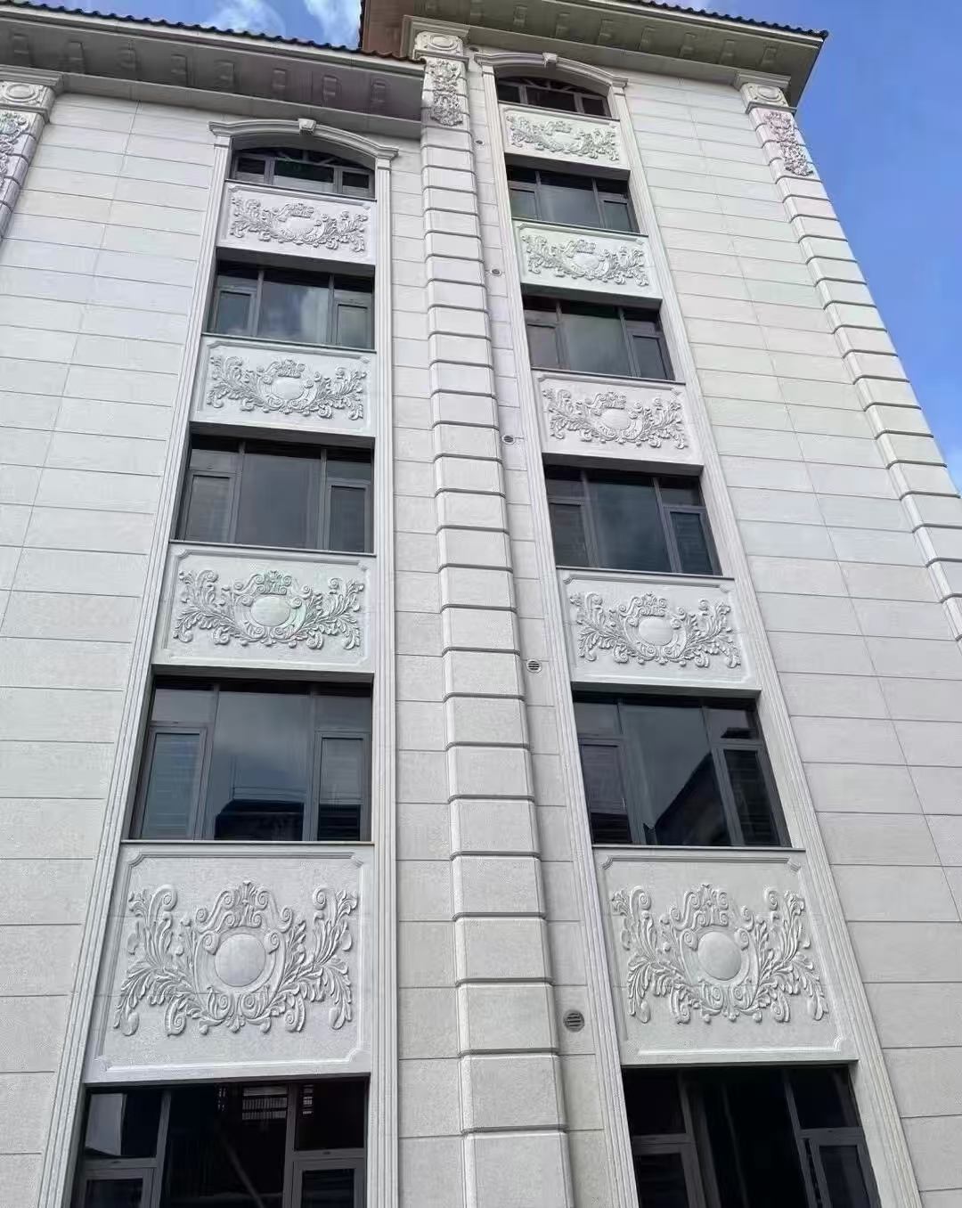 成都 白麻荔枝面花岗岩别墅外墙干挂