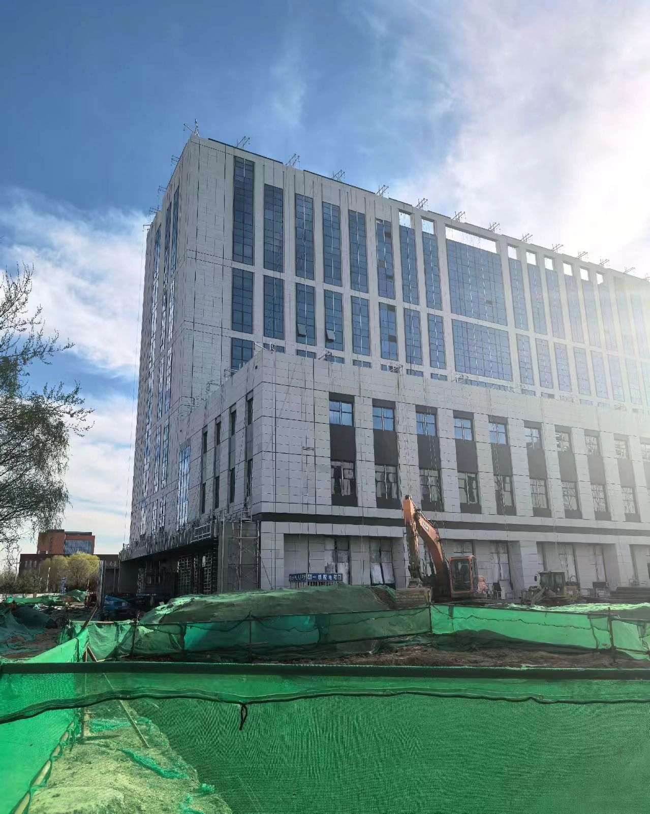 成都 白麻花岗岩石材外墙干挂